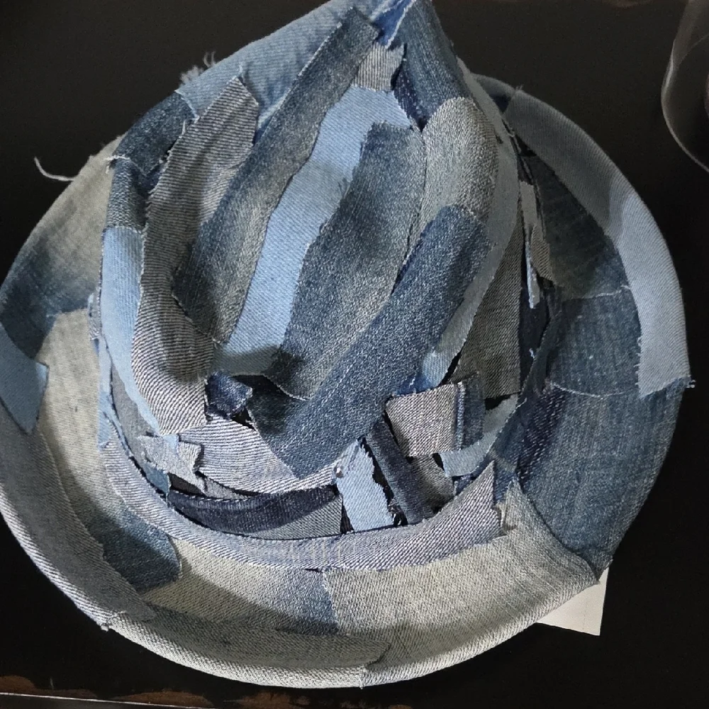 Levi's Signature Patchwork Hat - Denim Blue